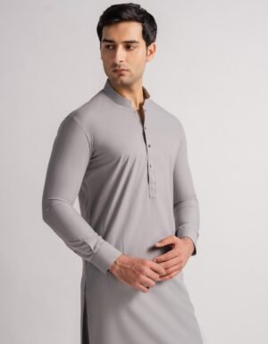 Grey Kameez Shalwar