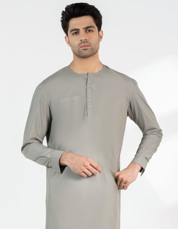 Jade Green Blended Casual Kameez Shalwar
