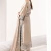 3 Piece Embroidered Self Tassel Silk Suit - Grey 3 Piece Embroidered Self Tassel Silk Suit - Grey