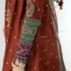 3 Piece Embroidered Raw Silk Suit - Mustard 3 Piece Embroidered Raw Silk Suit - Mustard