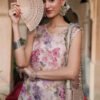 2 Piece Embroidered Textured Silk Suit - Peach 2 Piece Embroidered Textured Silk Suit - Peach
