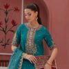 3 Piece Embroidered Raw Silk Suit - Green (Shalwar) 3 Piece Embroidered Raw Silk Suit - Green (Shalwar)