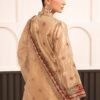3 Piece Embroidered Tissue Suit - Golden 3 Piece Embroidered Tissue Suit - Golden