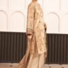 3 Piece Embroidered Tissue Suit - Golden 3 Piece Embroidered Tissue Suit - Golden