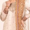 3 Piece Embroidered Cotton Lurex Suit - Off-White 3 Piece Embroidered Cotton Lurex Suit - Off-White