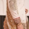 3 Piece Embroidered Cotton Lurex Suit - Off-White 3 Piece Embroidered Cotton Lurex Suit - Off-White