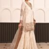 3 Piece Embroidered Cotton Lurex Suit - Off-White 3 Piece Embroidered Cotton Lurex Suit - Off-White