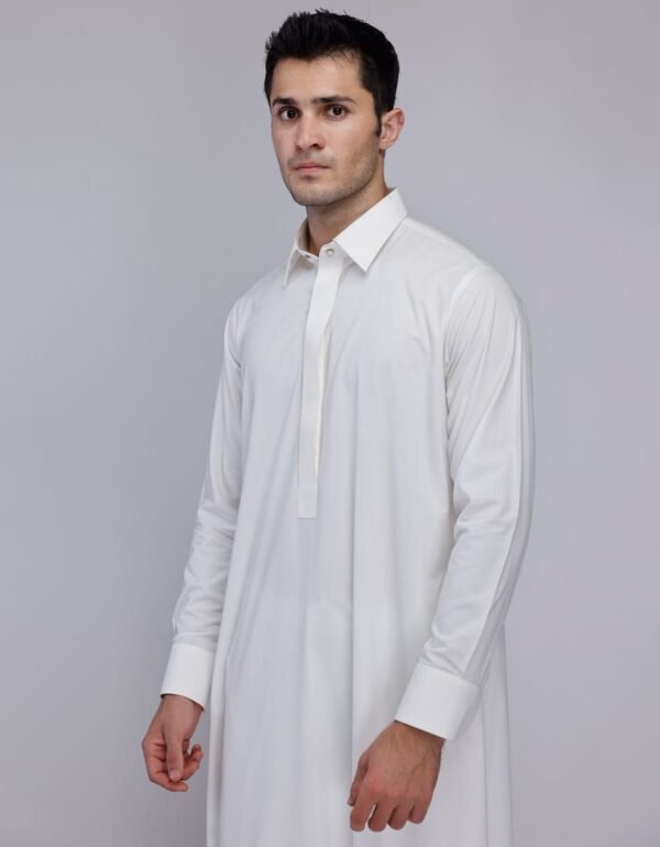 Off White Blended Jubba